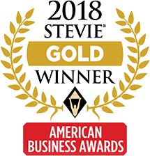 2018  Stevie Gold Winner Badge