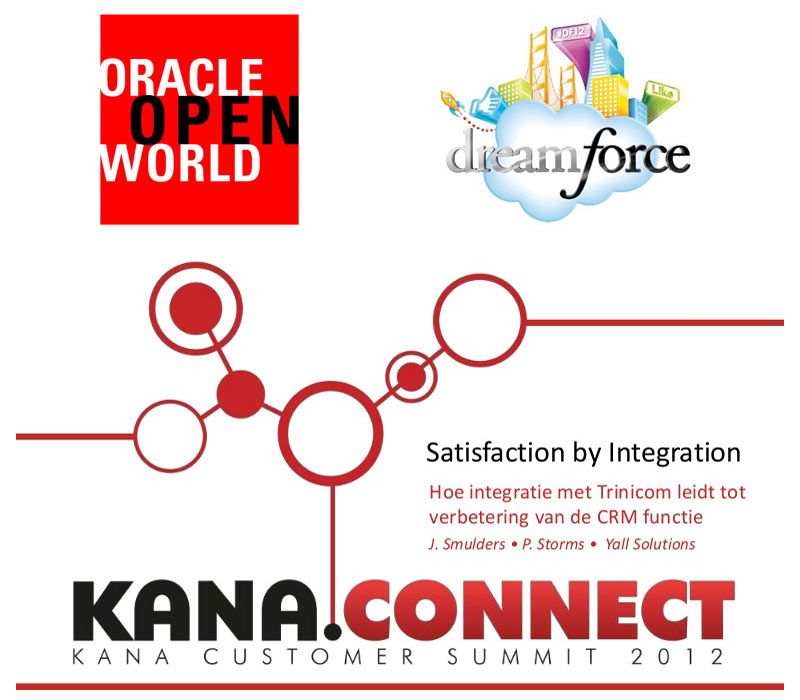 Oracle Open World, Dreamforce, Kana Connect