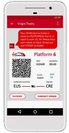 Virgin Train Alert
